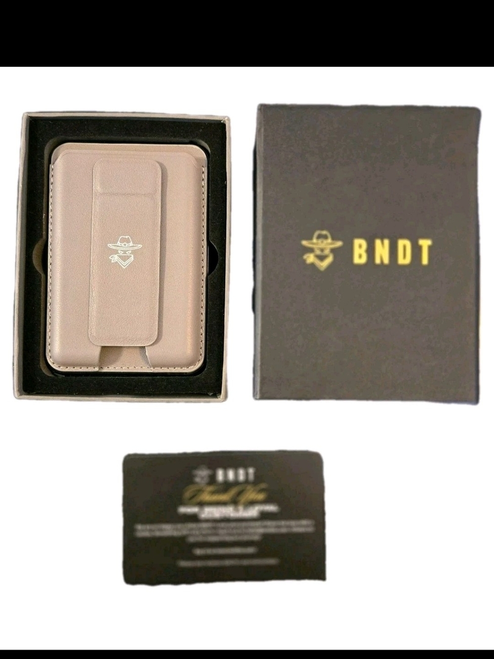 BNDT Maverick 2.0 MagSafe Wallet w/ Grip- Shark Grey - Retails $110!